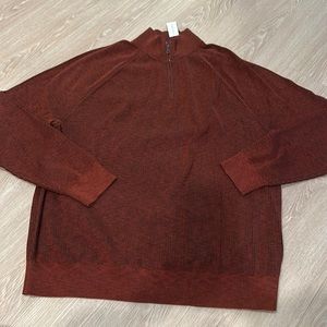Mens NWT banana republic half zip sweater